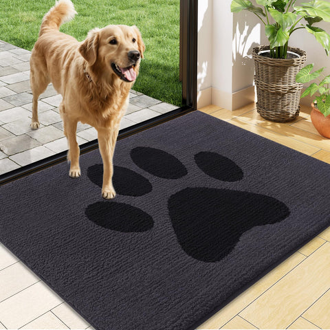 Buganda felpudo frontal 48x30 mostrando superficie absorbente y limpieza fácil