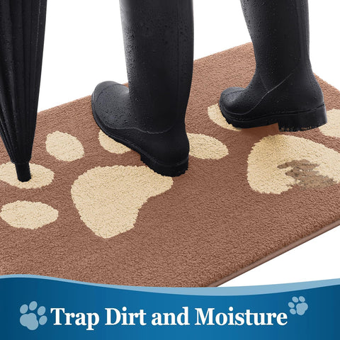 Buganda detalle de microfibra absorbente para secar patas rápidamente