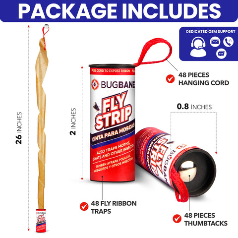 BugBane empaque abierto con instrucciones claras, uso sencillo