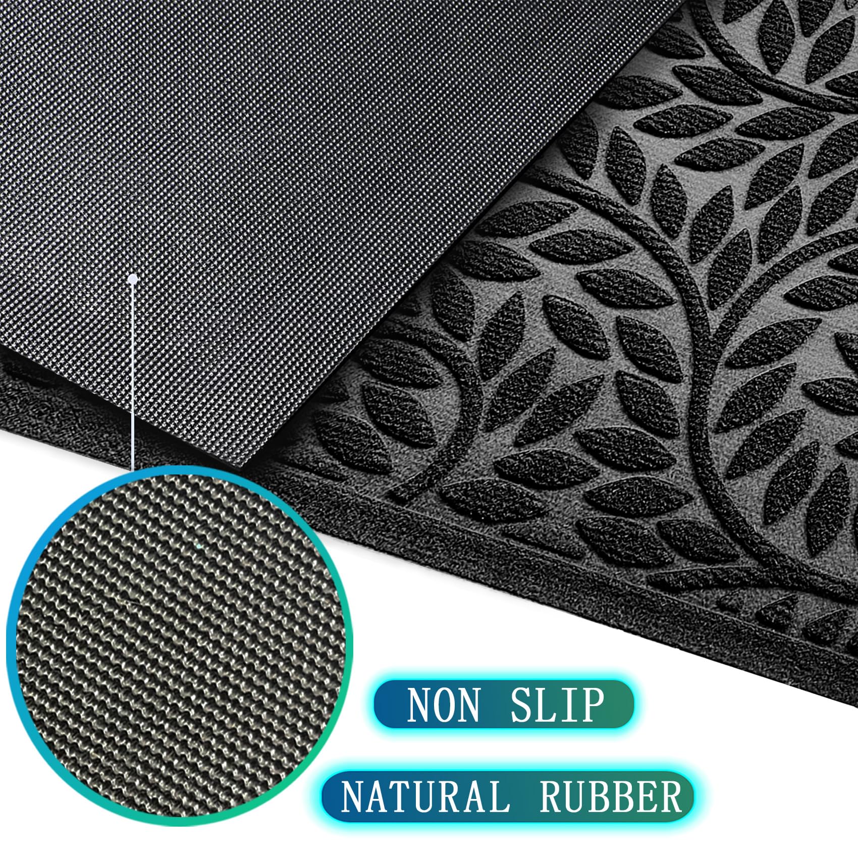 Bulijojo felpudo junto a zapatos para ver escala y ajuste de 23x35 pulg