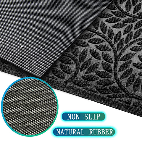Bulijojo felpudo junto a zapatos para ver escala y ajuste de 23x35 pulg