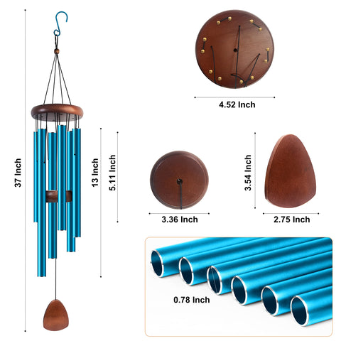 Bursvik golpeador de madera ajustable que permite variar timbre