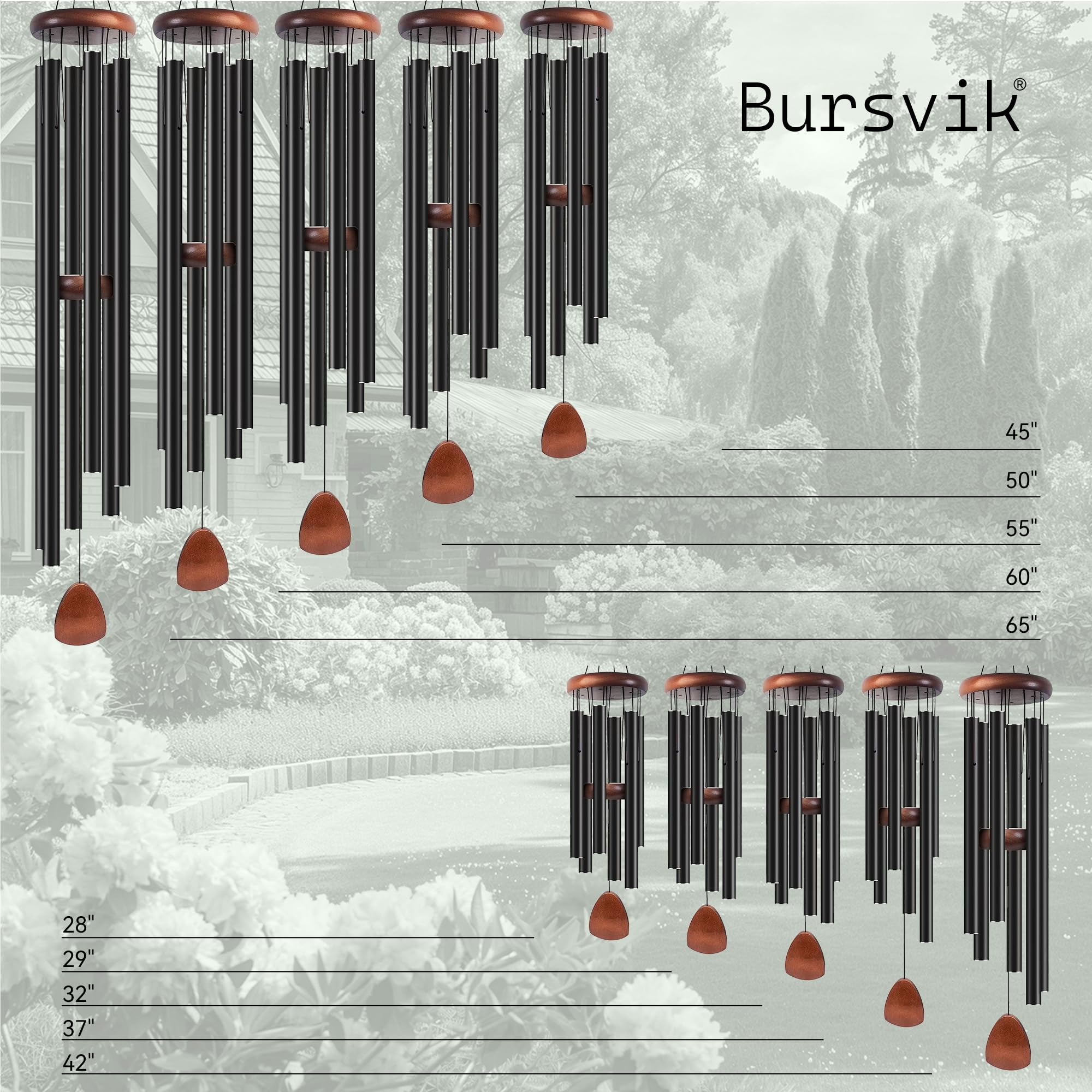 Bursvik detalle de tubos de aluminio que resalta resistencia y calidad sonora