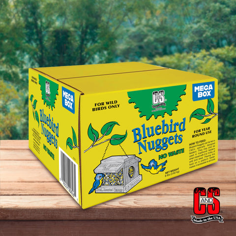 C&S nuggets mezcladas con semillas en plato, opción versátil de alimentación