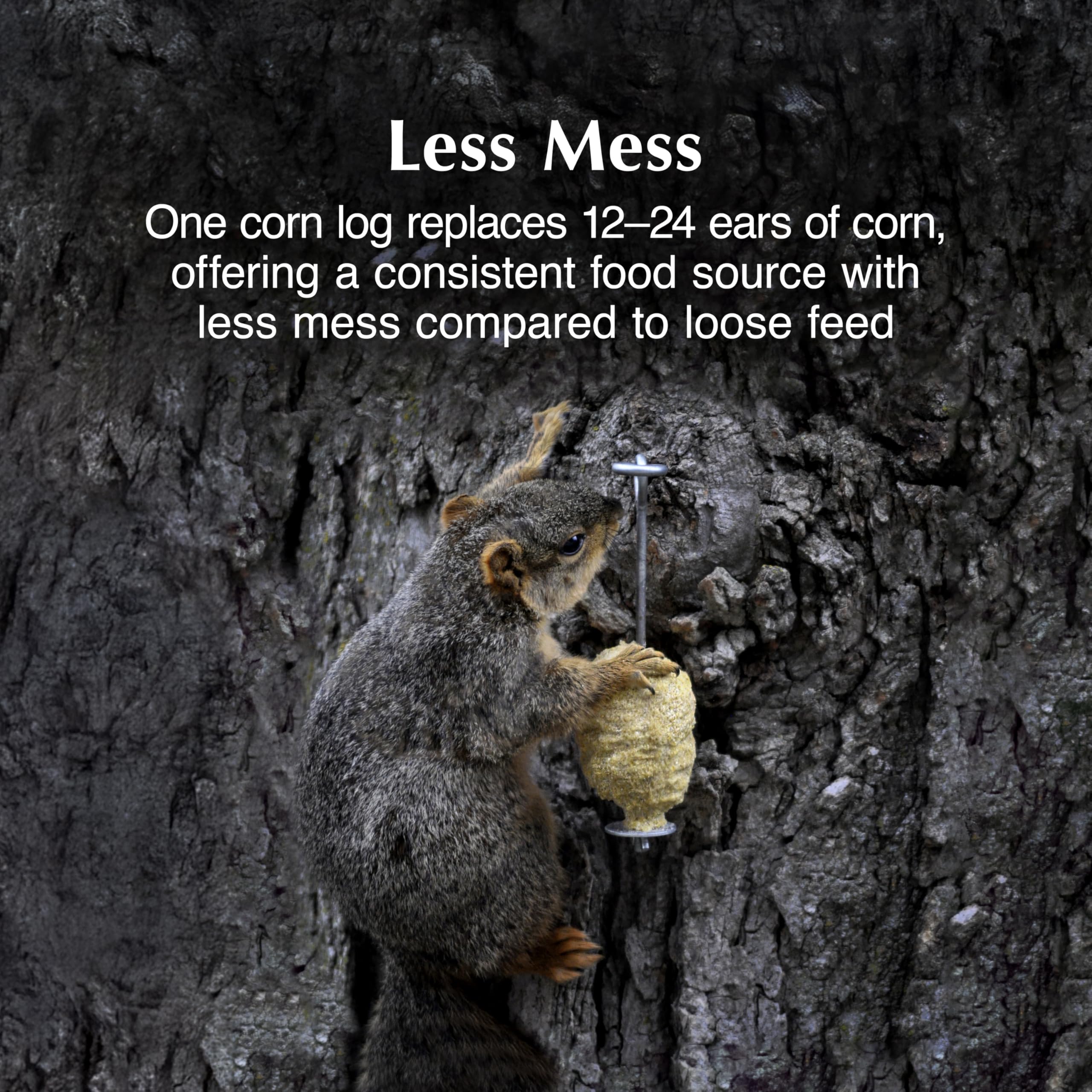 C&S Squirrelog sin envoltura listo para usar, instalación rápida