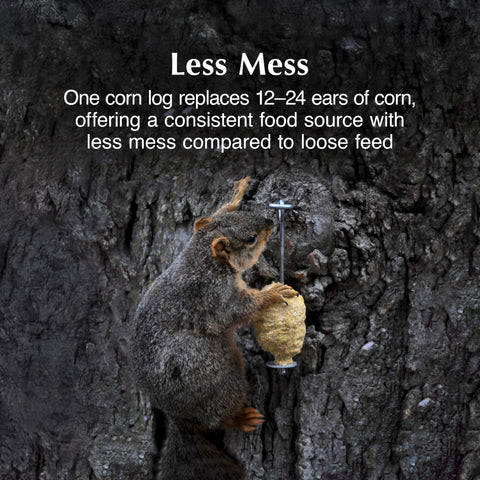 C&S Squirrelog sin envoltura listo para usar, instalación rápida