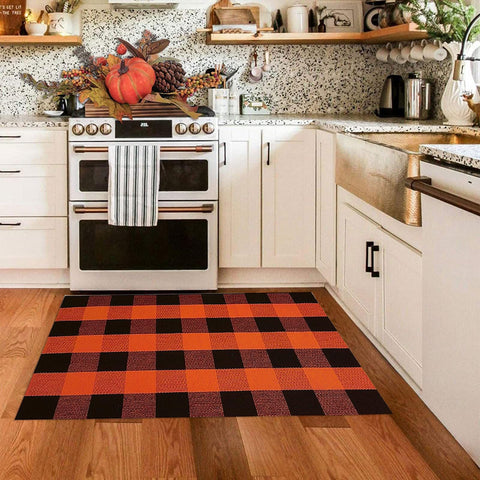 CAINANEL felpudo con decoraciones otoñales que realza estilo farmhouse