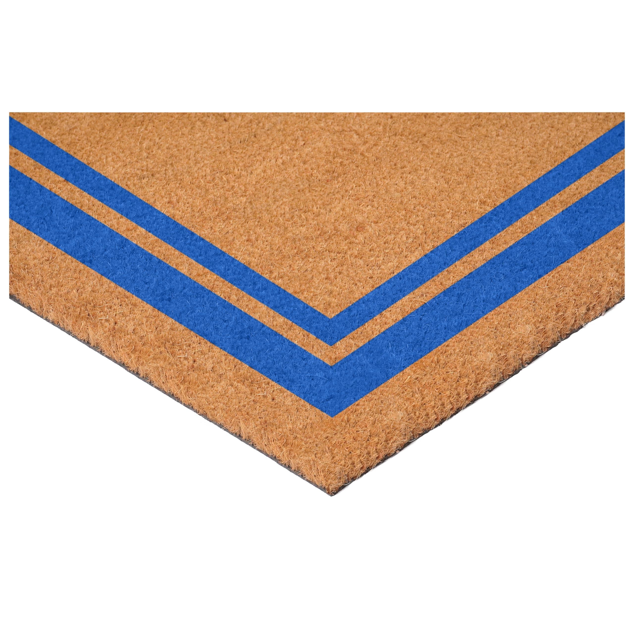 Calloway Mills felpudo junto a zapato para comparar tamaño 24x36, amplia cobertura