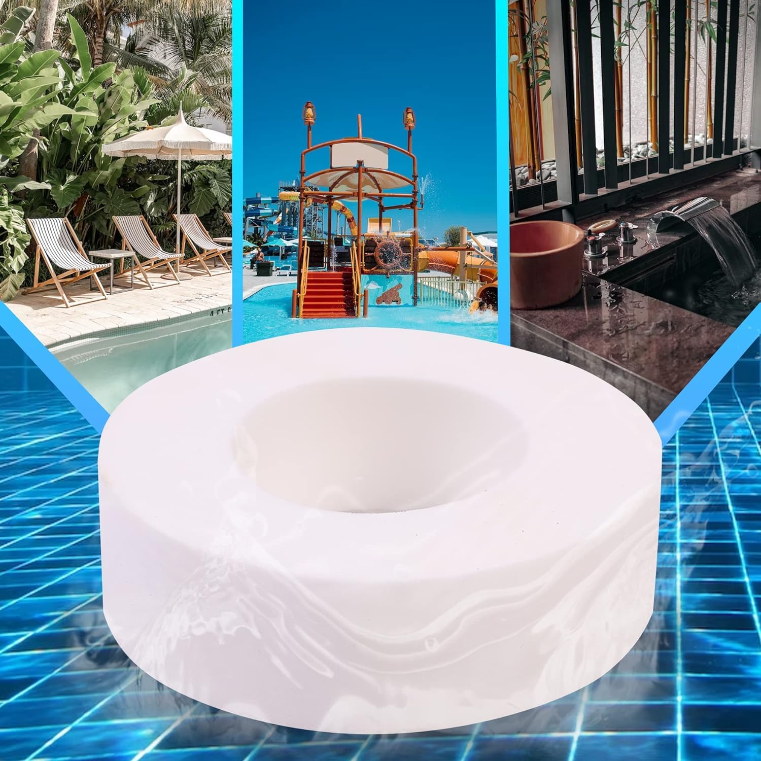 Calvana anillo en uso sobre pared de piscina agarre fiable