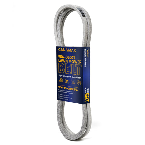 Canamax correa 954-05021 frontal mostrando longitud y cubierta, beneficio reemplazo directo