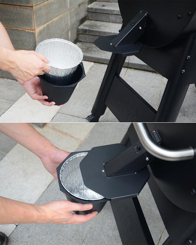 CaptainGrill ambiente exterior junto a parrilla destacando higiene y orden