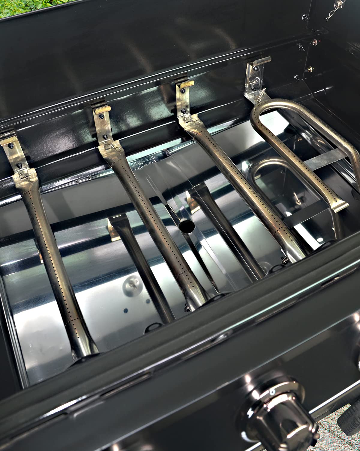 CaptainGrill bandeja con colector extraíble para vaciado rápido y mantenimiento práctico