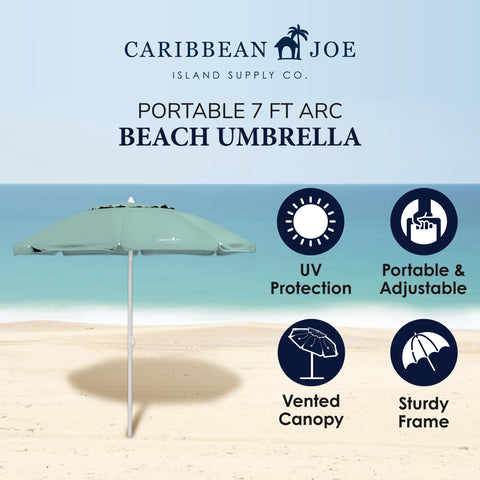 CARIBBEAN JOE textura de la tela mint, protección UV visible