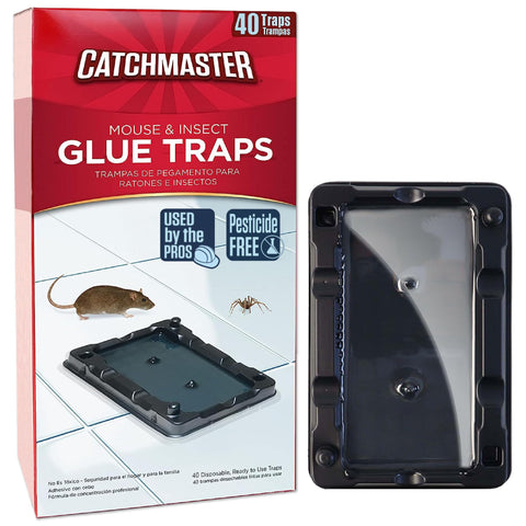 Catchmaster frontal del empaque mostrando cantidad y uso seguro