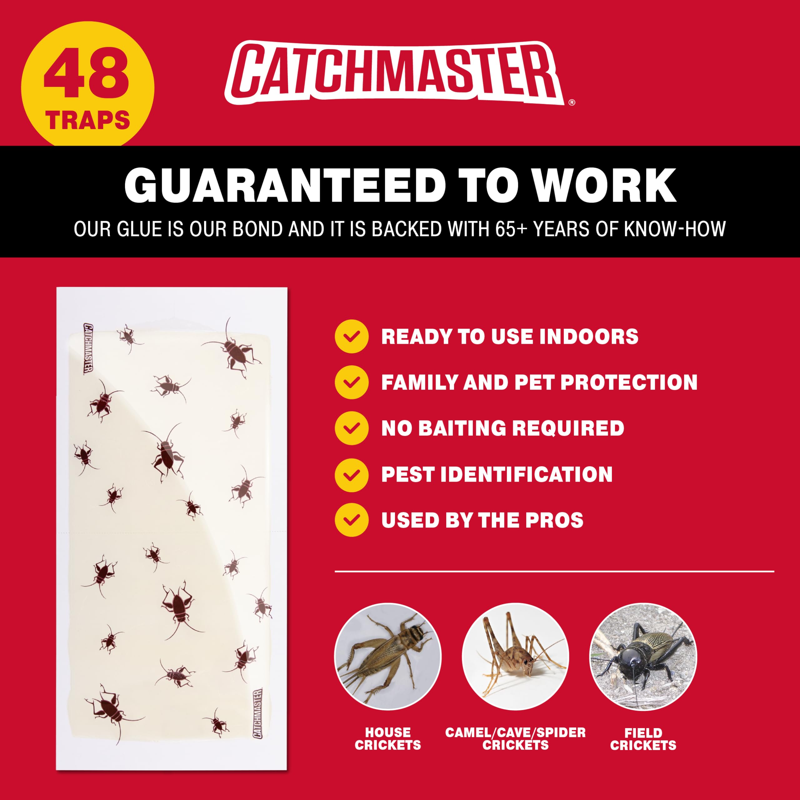 Catchmaster trampa separada en dos partes por la perforación para doble uso