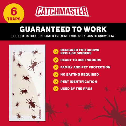 Catchmaster trampa colocada junto a zócalo en hogar, control discreto eficaz