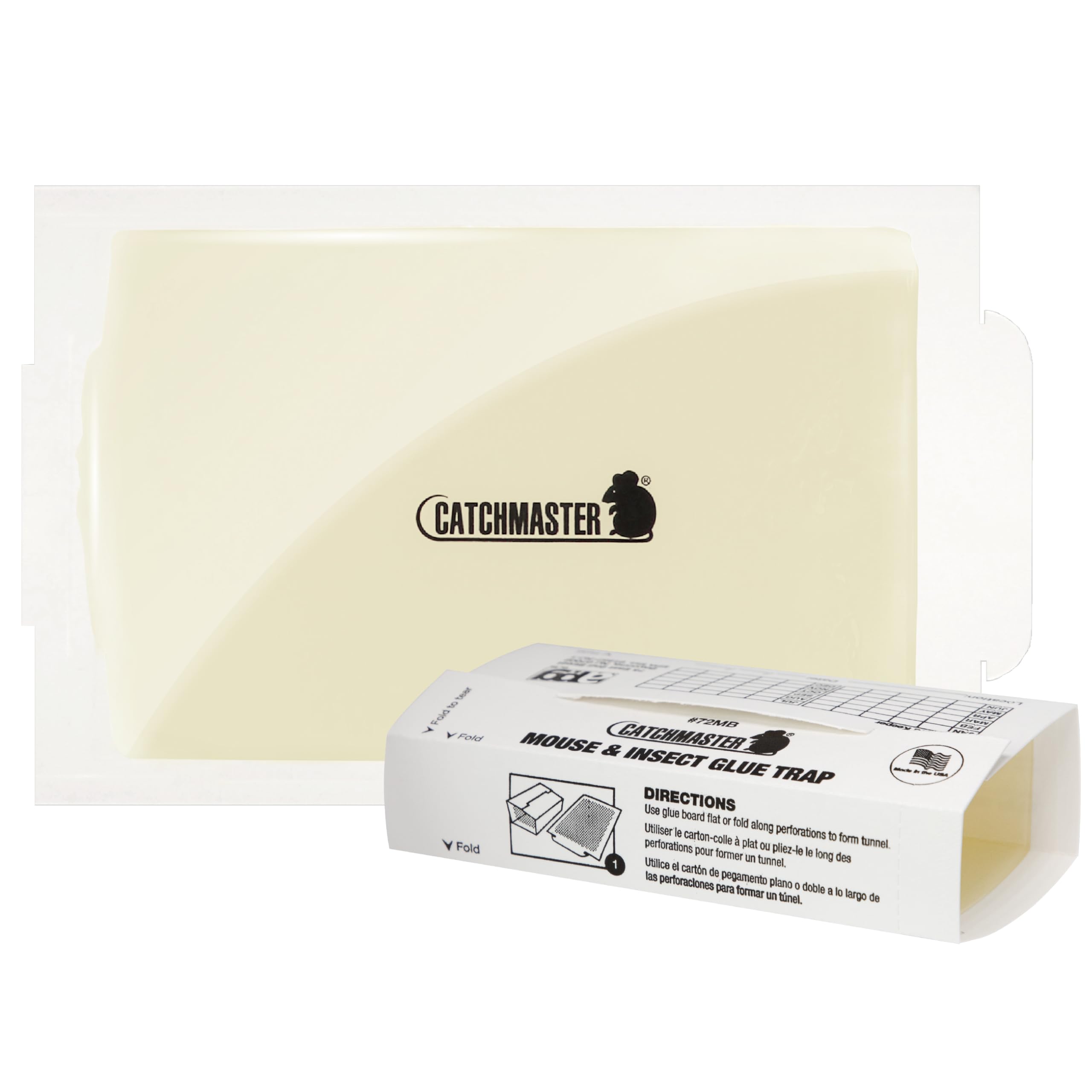 Catchmaster empaque frontal mostrando 30 placas, solución efectiva anticucarachas