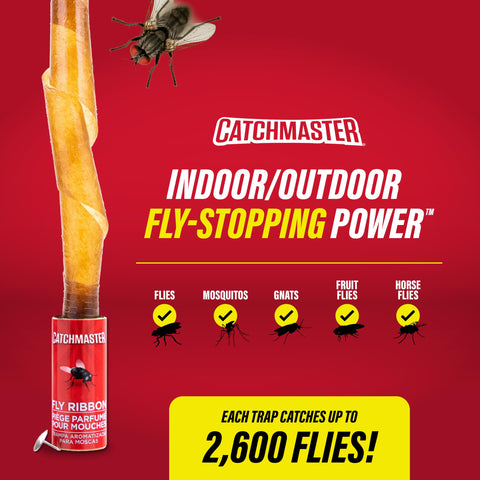 Catchmaster rollo cerrado con chincheta incluida listo para uso y fácil instalación