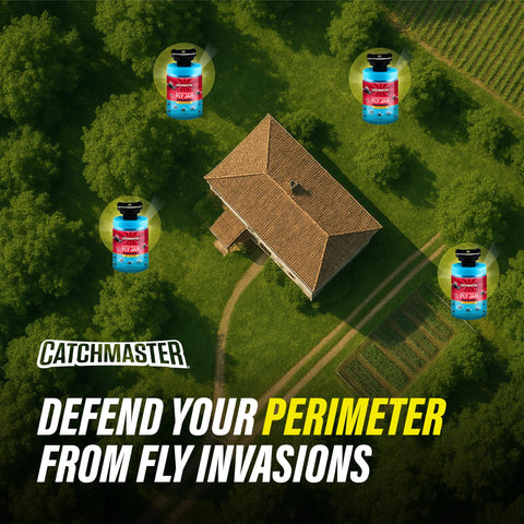 Catchmaster plástico grueso en primer plano que aporta durabilidad exterior