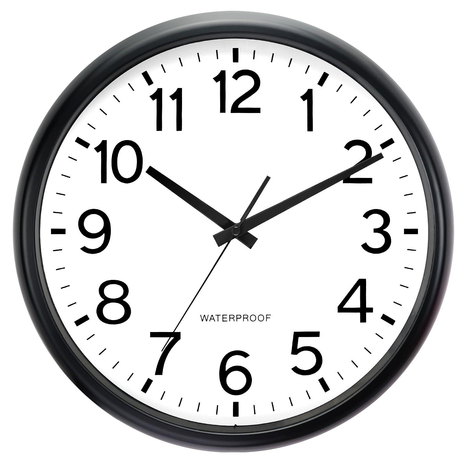 Caysie vista frontal del reloj exterior muestra legibilidad y estilo