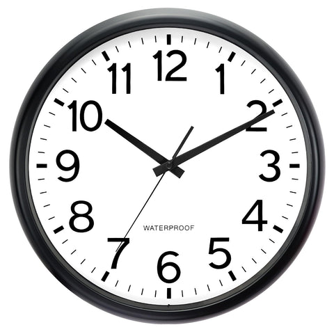 Caysie vista frontal del reloj exterior muestra legibilidad y estilo