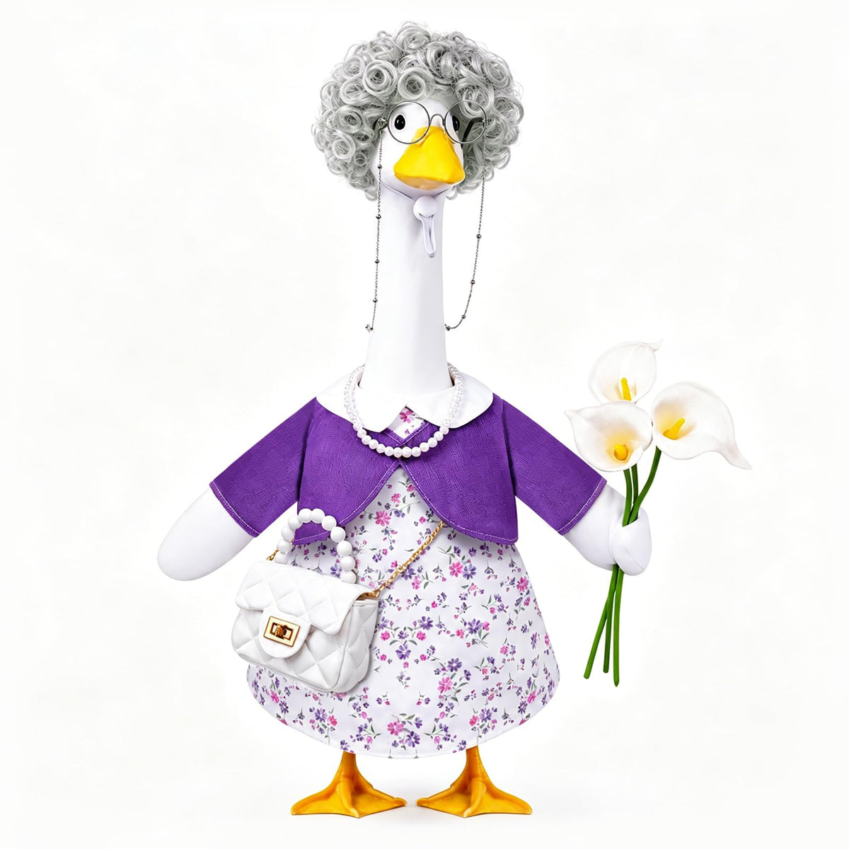 Celltestria disfraz abuela frontal mostrando conjunto completo y atractivo