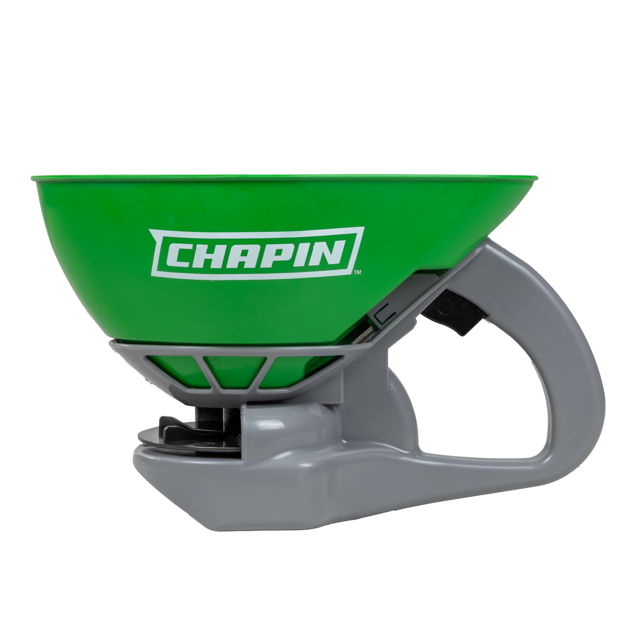 CHAPIN esparcidor frontal mostrando diseño compacto y facilidad de manejo
