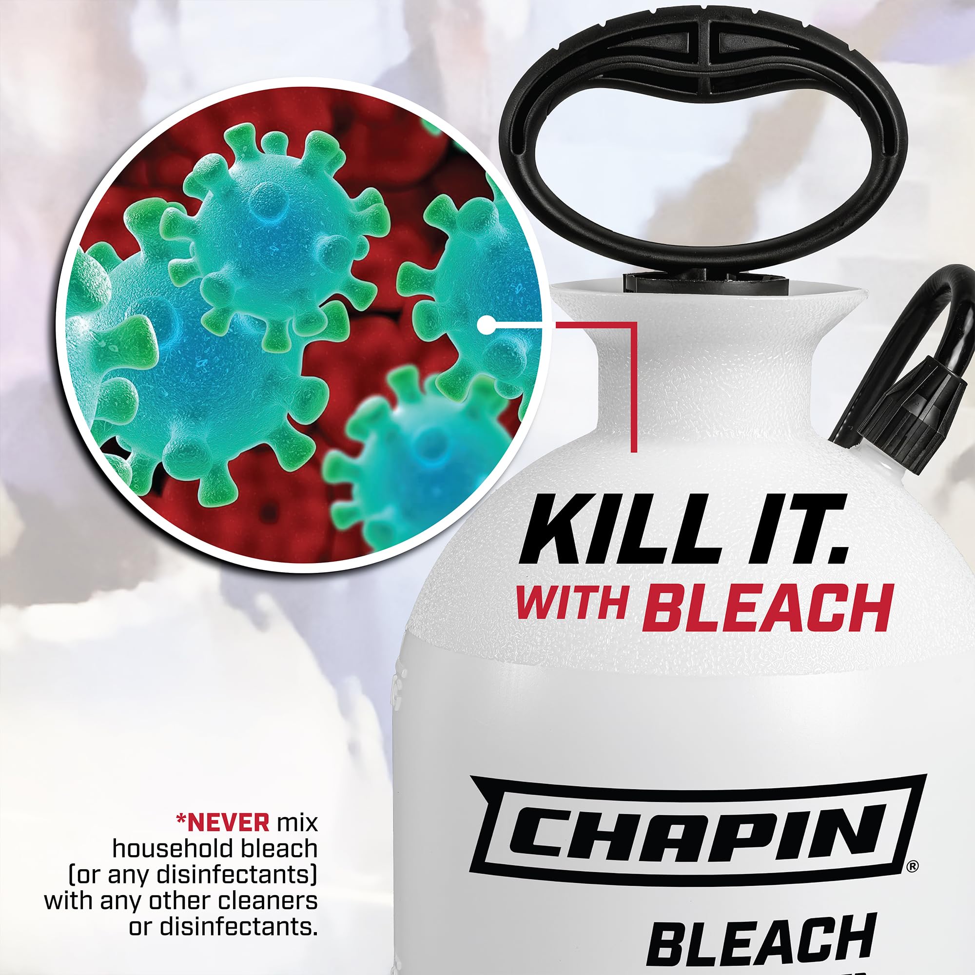 CHAPIN filtro SureSpray cerca evitando obstrucciones y flujo constante