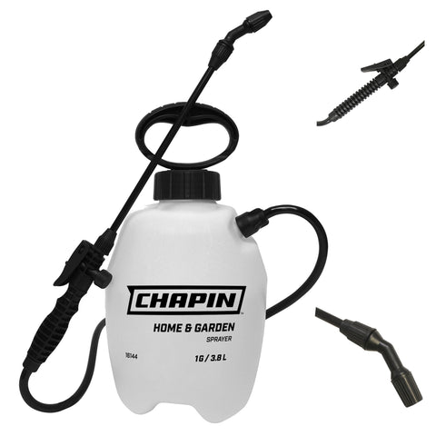 CHAPIN pulverizador frontal mostrando diseño y capacidad, ideal para uso doméstico