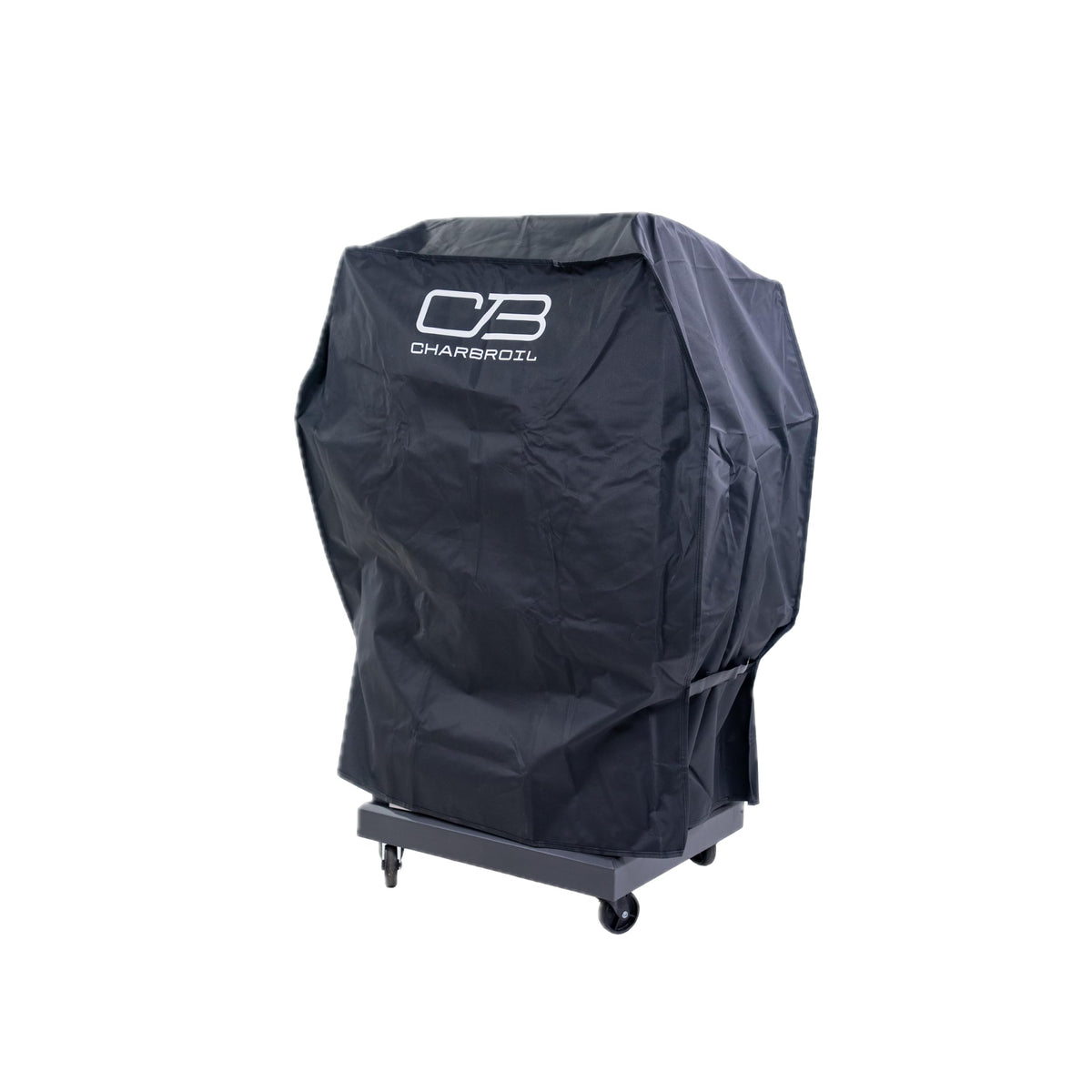 Charbroil funda frontal mostrando ajuste y protección UV