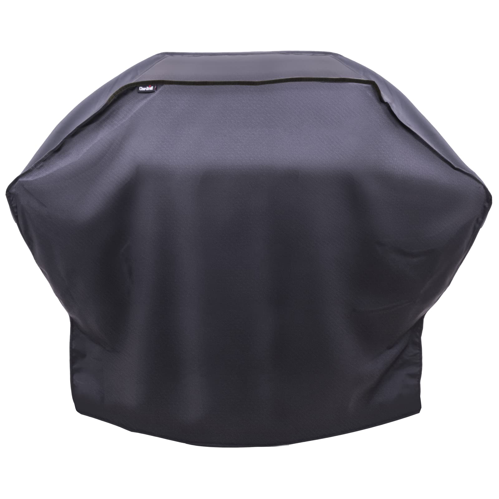 Charbroil funda frontal mostrando ajuste seguro y protección contra intemperie