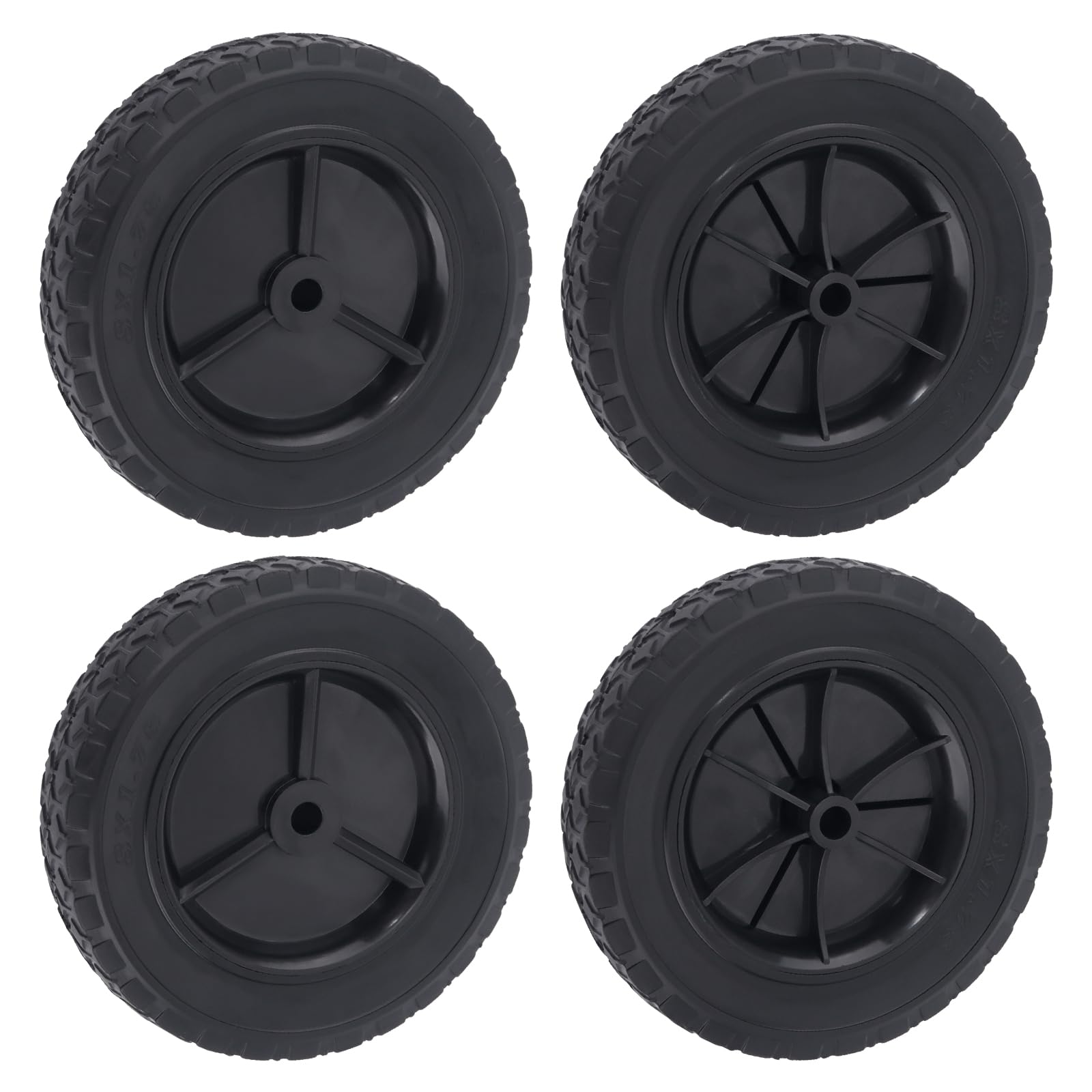 CheeMuii rueda 8" frontal pack mostrando diseño y robustez