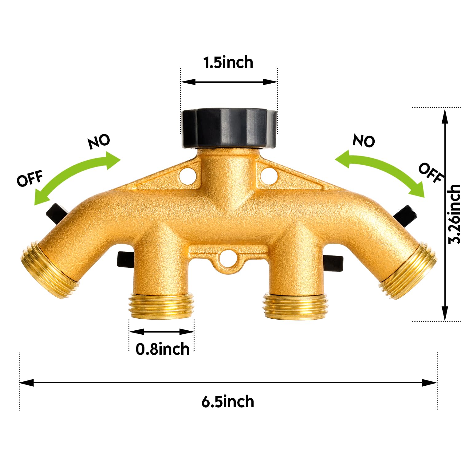 Cheerwater colector en uso con mangueras múltiples para riego eficiente