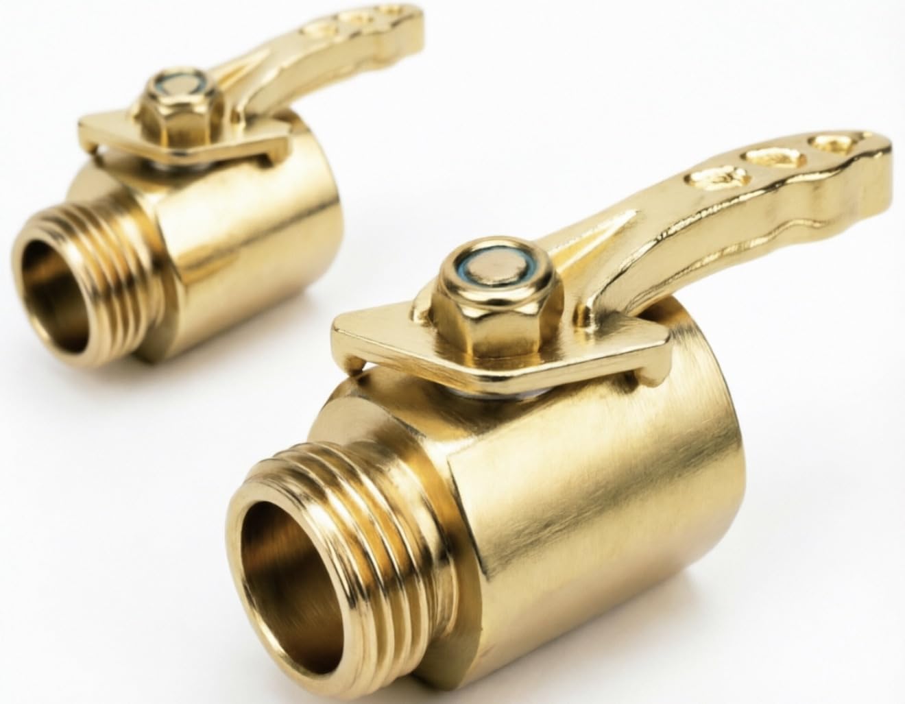 Cheerwater detalle del mango de latón para giro fácil y control preciso