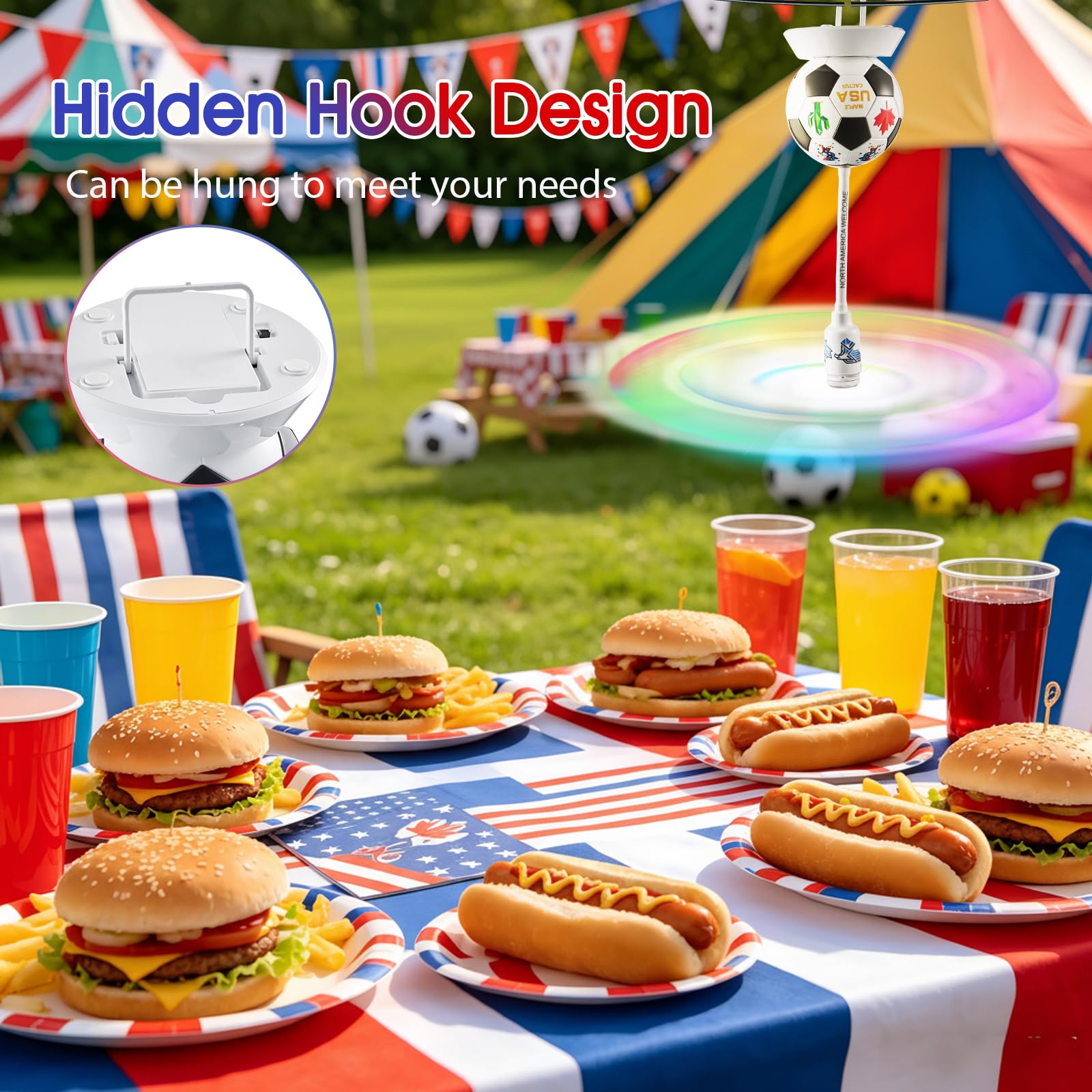 chemotex ventilador en mesa de picnic mantiene moscas lejos