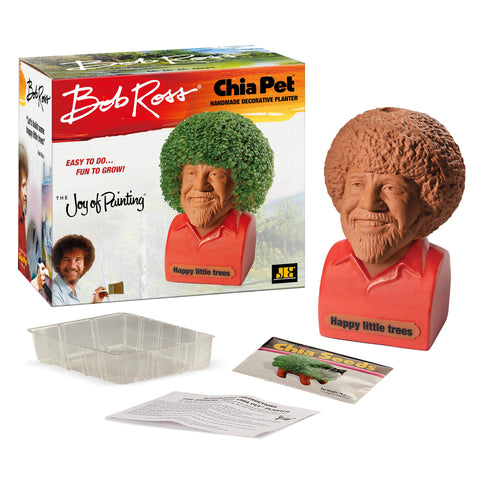 Comparación de tamaño del Chia Bob Ross junto a objetos cotidianos, Chia facilita elección de espacio