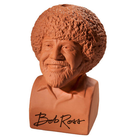 Chia Bob Ross detalle de semillas aplicadas que facilita un crecimiento uniforme