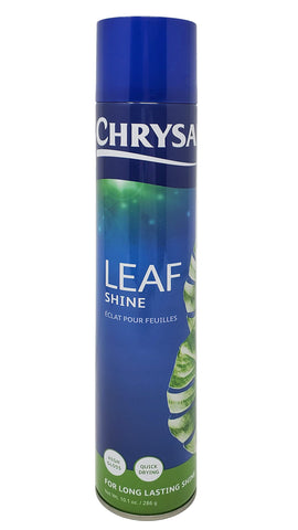 Chrysal aerosol frontal mostrando etiqueta y beneficio de brillo