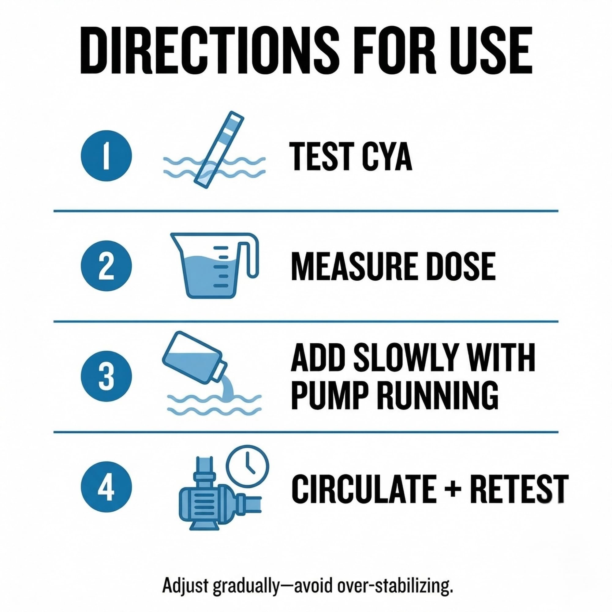 Clear Works usado en piscina salina demostrando integración segura