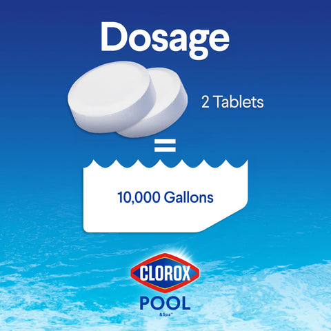 CLOROX Pool&Spa tabletas dentro de un dispensador flotante para cloro controlado