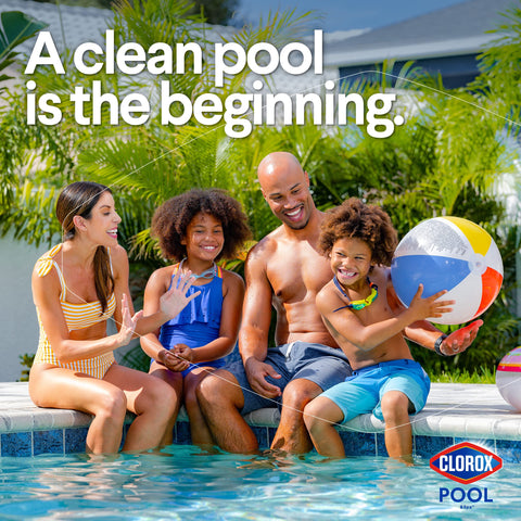 CLOROX Pool&Spa textura líquida en gotero que evidencia fácil dosificación