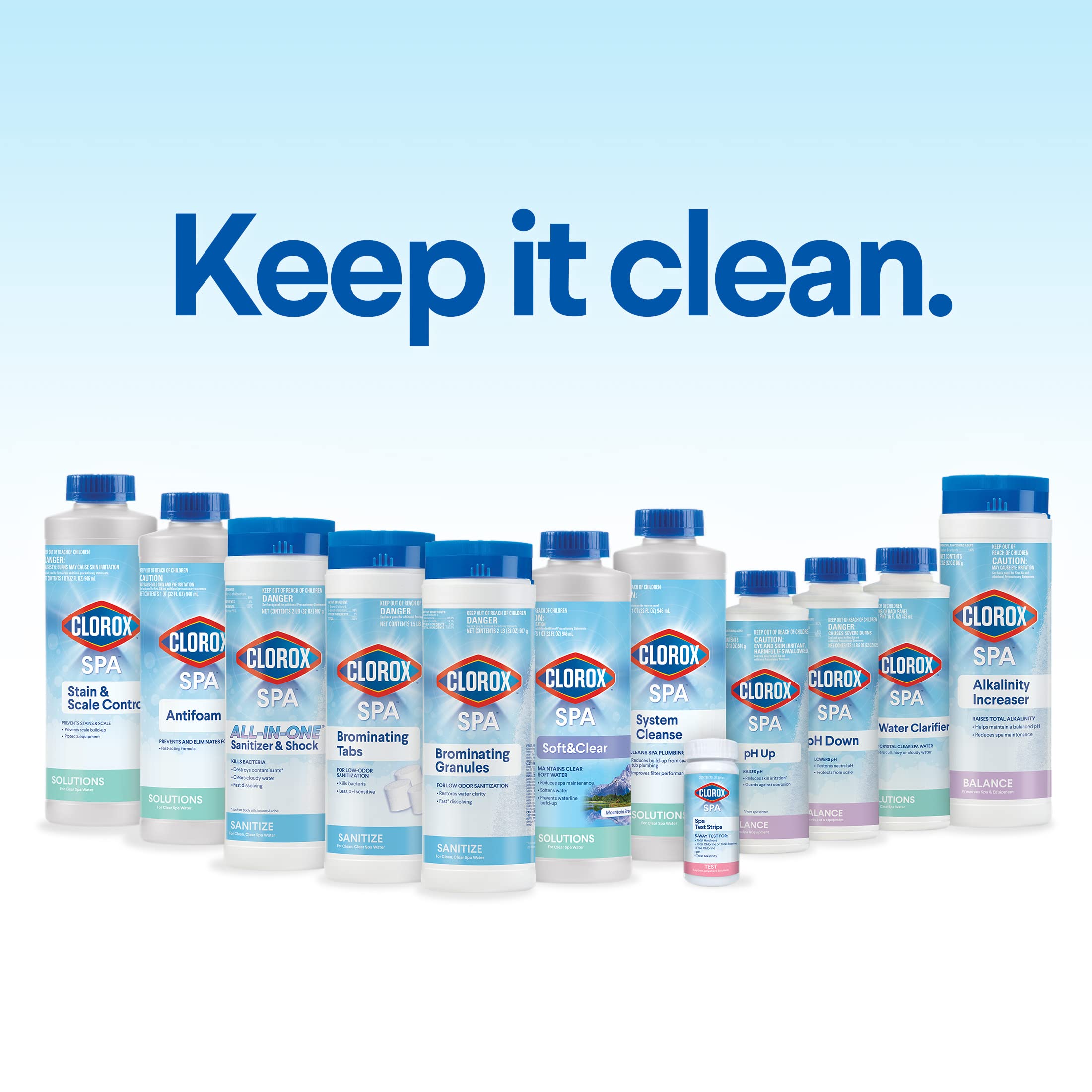 Clorox Pool&Spa comparación de tamaño de tableta para dosificación fácil y precisa