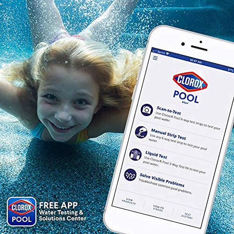 CLOROX Pool&Spa cierre y rosca del tapón para almacenamiento seguro