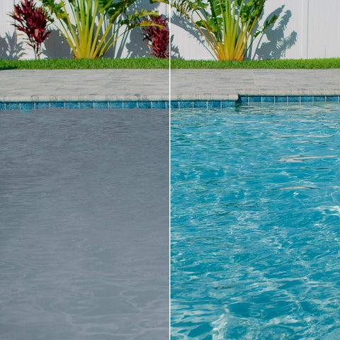 CLOROX Pool&Spa etiqueta con instrucciones y dosificación clara y útil