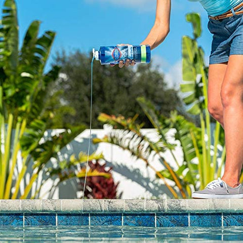 CLOROX Pool&Spa producto junto a filtro para mostrar compatibilidad y filtración