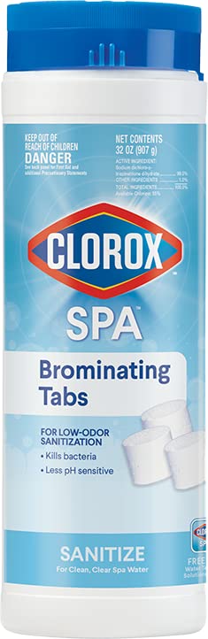 Clorox Pool&Spa envase frontal claro mostrando producto y beneficio de desinfección