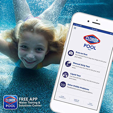 CLOROX Pool&Spa fondo de piscina con residuos sedimentados listo para aspirar