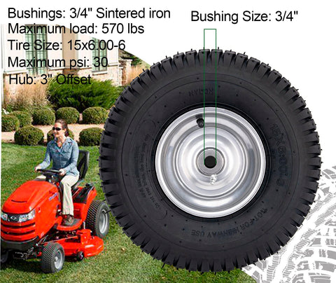 CMOOD buje de hierro sinterizado 3/4" resistente y fiable