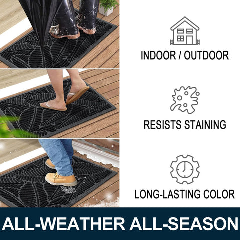 Colorxy colocado en entrada exterior protegiendo interior de suciedad