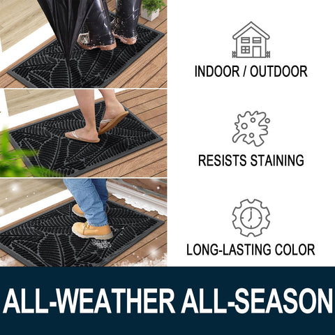 Colorxy en umbral de puerta mostrando escala y compatibilidad con puertas bajas